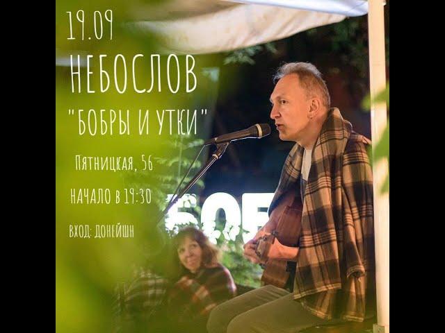 Небослов - Бобры и утки (19.09.2024)