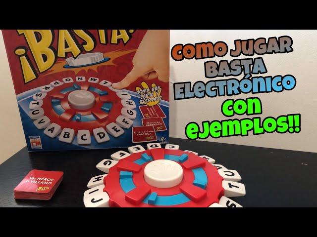 Como jugar basta electrónico / basta juego de mesa / tablero basta /basta / como jugar basta