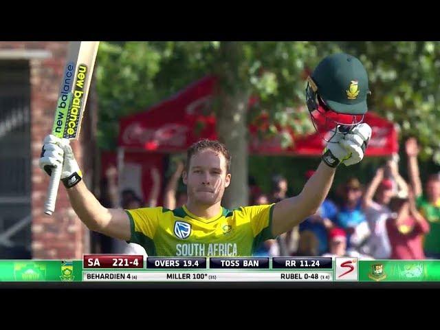 David Miller - Fastest T20 Century of all time vs Bangladesh