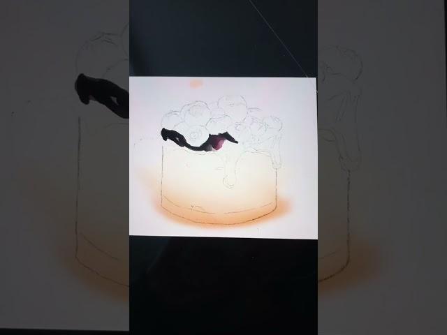 블루베리 케이크#아이패드드로잉 #뽀담