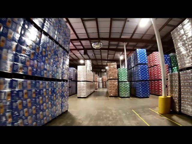 Beer warehouse tour at Quality Beverage in Taunton