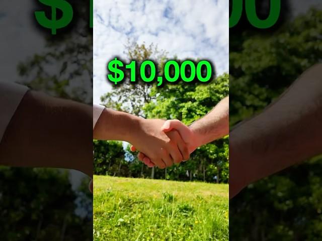 $10,000 BET WITH FRIEND  #money #saving #budgeting