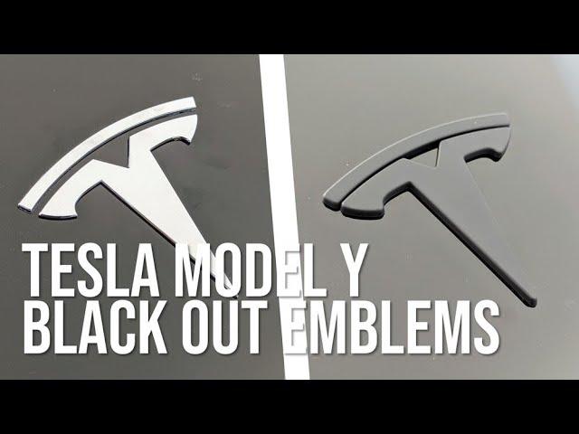 Tesla Model Y Black Out Emblems/Badges Step-by-Step