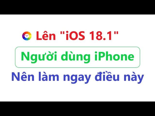 Bố trí lại trung tâm điều khiển iPhone khi lên iOS 18.1 | cảm giác khó chịu đã không còn vì điều này