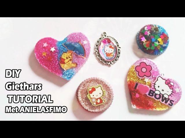 Zelf Giethars Resin Sieraden Maken | Diy Challenge met Anielasfimo