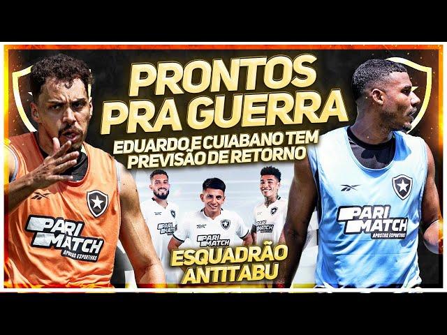 EDUARDO E CUIABANO PRONTOS E RETORNO ESTÁ MARCADO | SÁBADO É DIA DE QUEBRAR TABU: FURACÃO NA ARENA