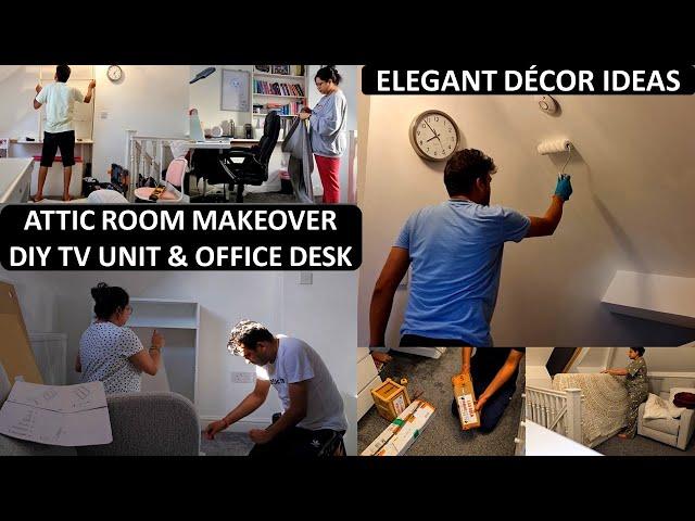 Extreme Bedroom Makeover - Attic Room Organization & Decor Ideas