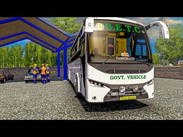 Out of Control Bus Driving Eurotruck Simulator  IN TAMIL ETS2 Busgame