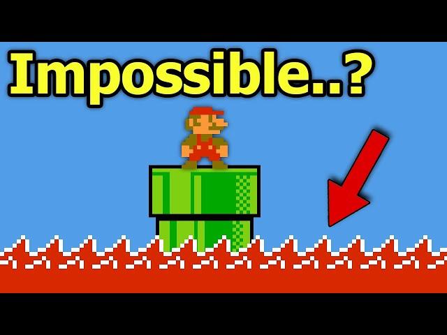 Can you beat Super Mario Bros. if the Floor is Lava?