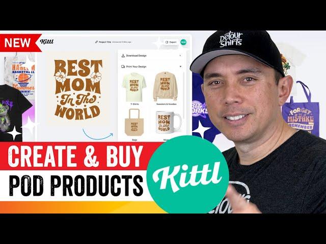 A POD Game Changer? Ultimate Customizable Print on Demand Products with Kittl? Full Tutorial