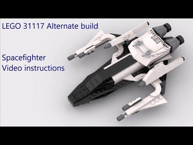 LEGO 31117 MOC, Alternate Build with Instructions: Spacefighter