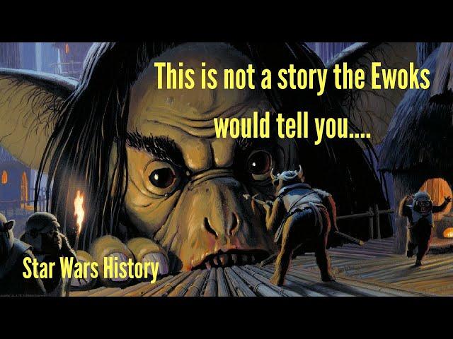 Star Wars History. The Gorax. An Ewok eating monster