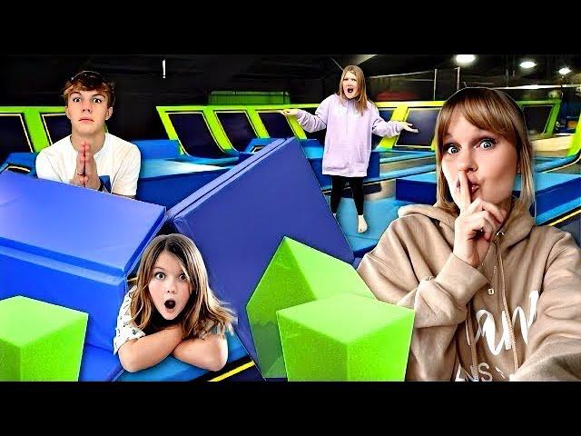 LAST to Be FOUND in a TRAMPOLINE Park WINS!