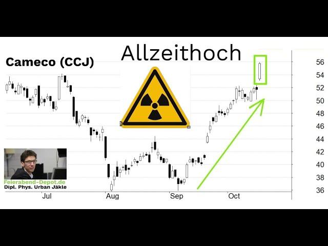 Warum Uran-Aktien wieder steigen: Google, Amazon und Microsoft investieren!