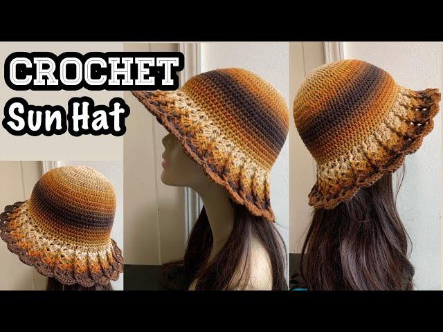 CROCHET || SUN HAT Crochet || How to Crochet Summer Hat