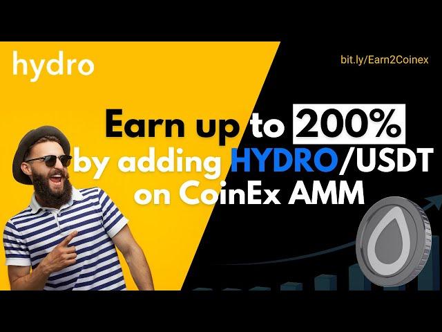 CoinEx AMM Guide | HYDRO-USDT Pair | Tutorial