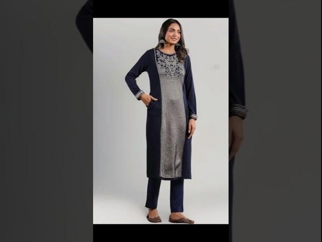 Beautiful Winter Woolen #kurti #woollenkurti #ytshorts #shorts @angelic_soul #trending