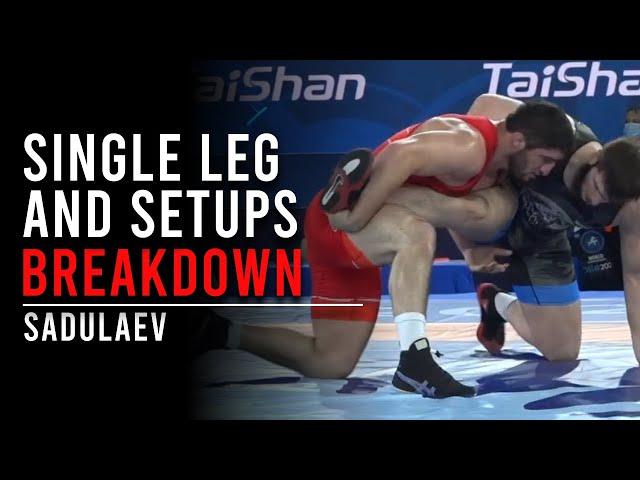 Sadulaev Single Leg Footwork and Setups