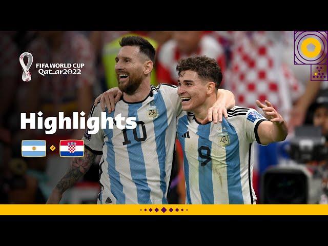 MESSI MAGIC & ALVAREZ SOLO GOAL!  | Argentina v Croatia | Semi-Final | FIFA World Cup Qatar 2022