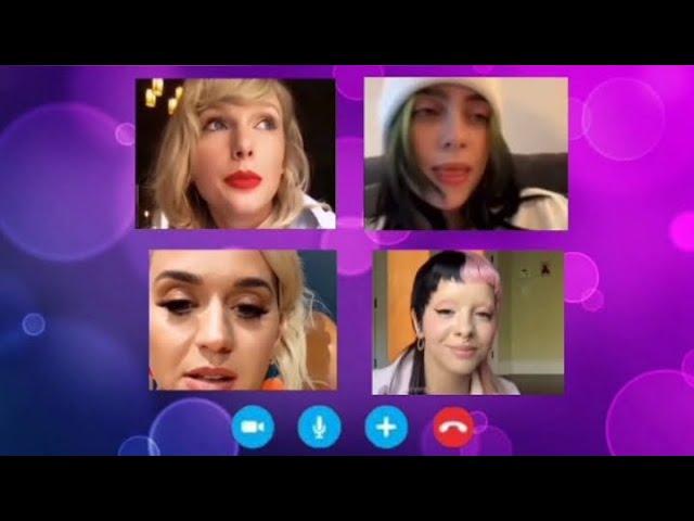 Taylor Swift, Billie, Katy Perry & Melanie chat on ZOOM