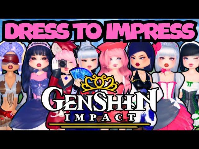 I Hosted a VIP ONLY Genshin Impact Dress to Impress Competition