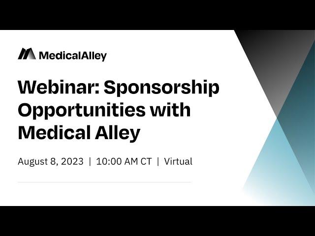 Grow Your Business with Medical Alley Sponsorships