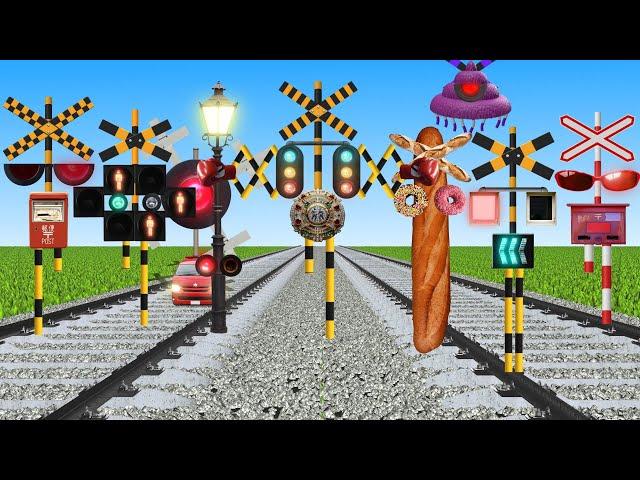 Very strange railroad crossing special feature