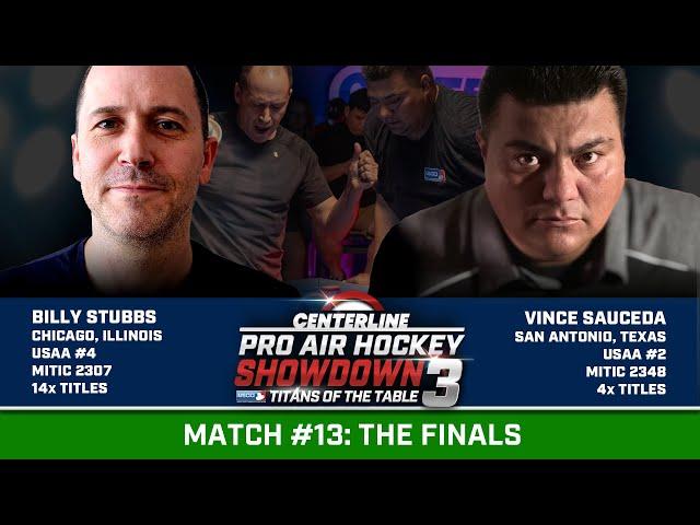 Pro Air Hockey Showdown #3 - Match 13 - Vince Sauceda vs Billy Stubbs