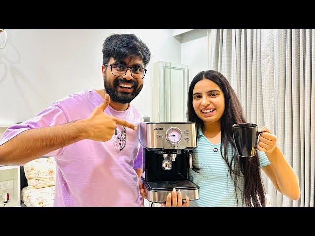 Diwali ka sabse bdia Gift  ( AGARO Coffee Machine & Grinder )