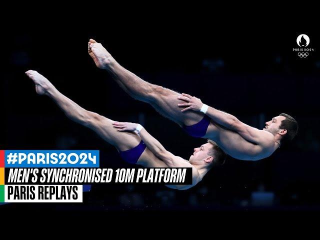 Men's Synchronised 10m Platform Final | Full Replay | Paris Replays