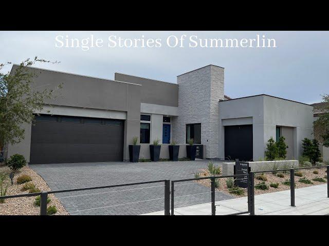 Luxury Single Stories Of Summerlin Las Vegas Homes For Sale | Overlook Plan 2 $1.16m+