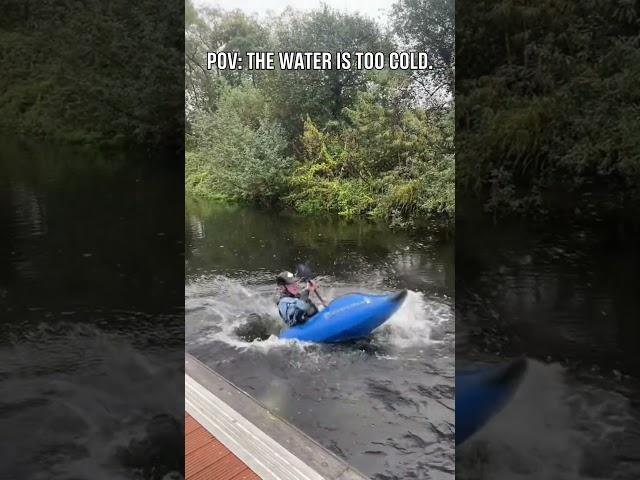 when you have to keep the summer focus in winter weather  : markkearneykayak