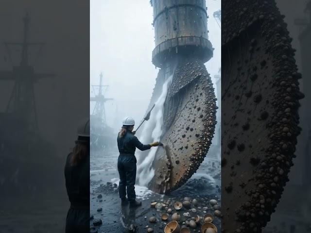 big fan cleaning #ai #ship #fan #cleaning #ocean