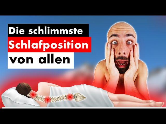 Die RICHTIGE Schlafposition | mache nicht diesen Fehler!