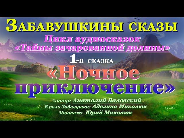 Аудиосказки  для детей и взрослых на ночь ТАЙНЫ ЗАЧАРОВАННОЙ ДОЛИНЫ 1 часть Ночное приключение 0+