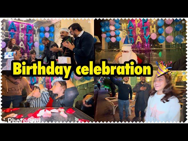 Birthday celebration   | kon kon aya birthday pr .. Babar Akbar vlog