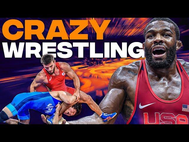 5 Minutes of Crazy Freestyle Wrestling Action