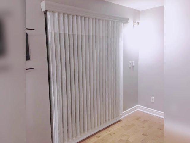 Vertical Sheer Shades - attractive and functional vertical blinds solution.