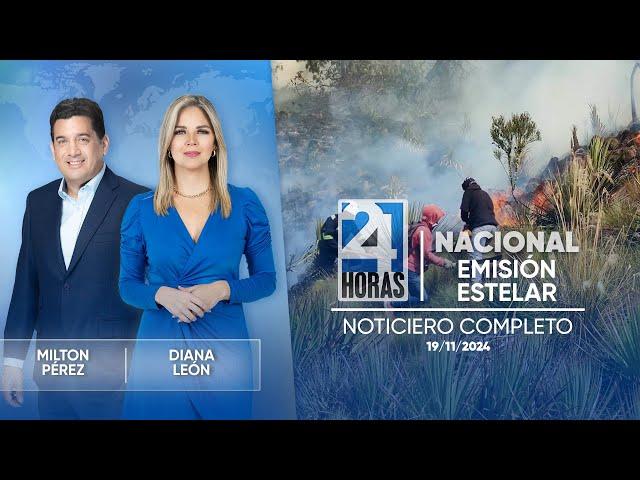 Noticiero de Ecuador (Emisión Estelar 19/11/2024)