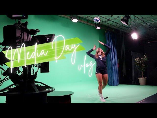 MEDIA DAY VLOG (college volleyball)