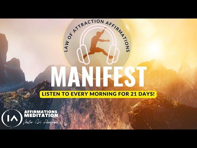 Miracle Morning Affirmations | Kick Start Your Day with Positive Vibrations [Law of Attraction]