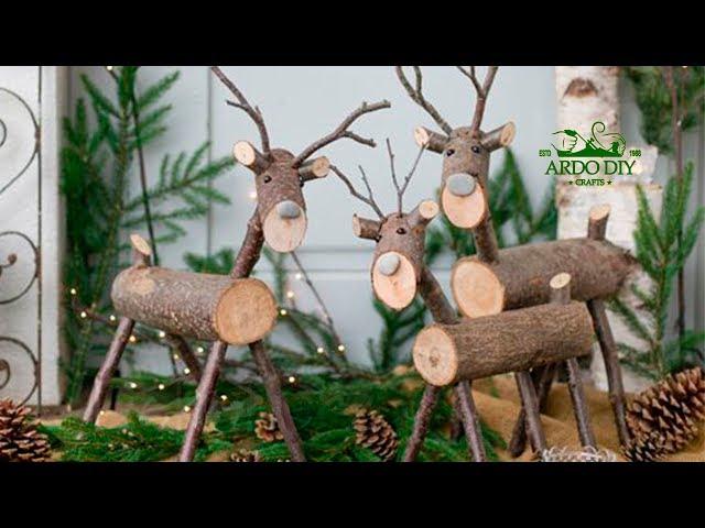 Diy christmas decorations Santa Claus's reindeer