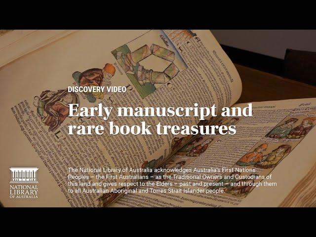 Discovery Video l Early manuscript and rare book treasures