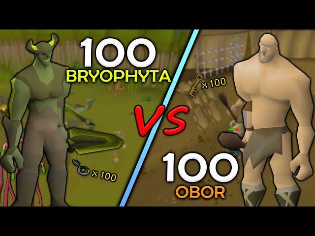 Loot From 100 Bryophyta VS Loot From 100 Obor