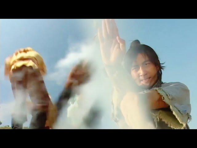 Wuxia Moment: The young man, with top-notch kung fu, takes down all the bullies with one move!