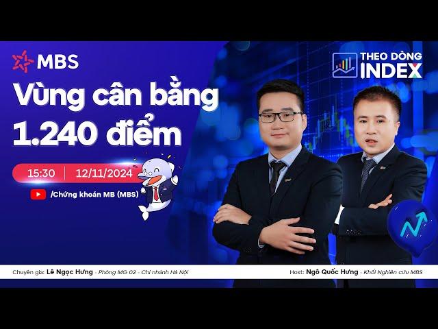 VÙNG CÂN BẰNG 1.240 ĐIỂM | THEO DÒNG INDEX 12.11.2024