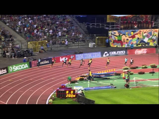 200m Men @ Belgacom Memorial Van Damme (full HD, high definition)