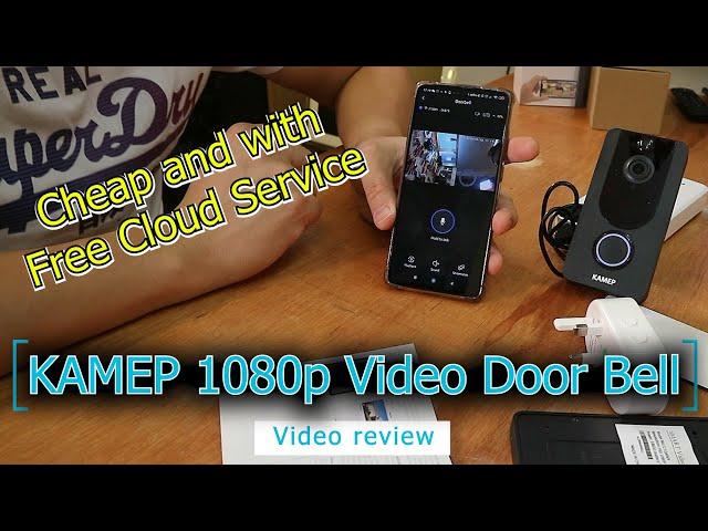 KAMEP 1080p Smart WiFi Door Bell with Free Cloud Service review by Benson Chik