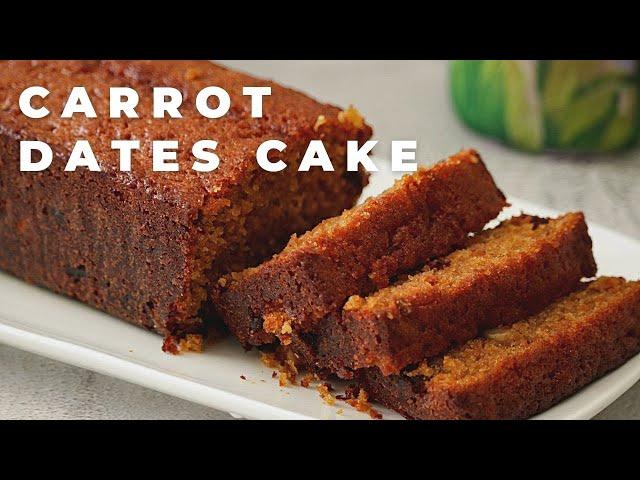 Moist Carrot & Dates Cake | Cake Recipes