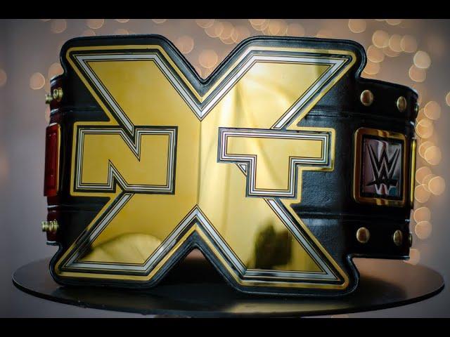 NXT Championship replica belt releathered by MN Belts